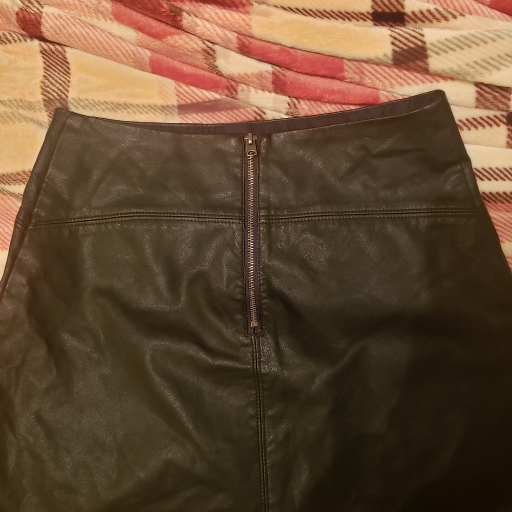 Leather skirt